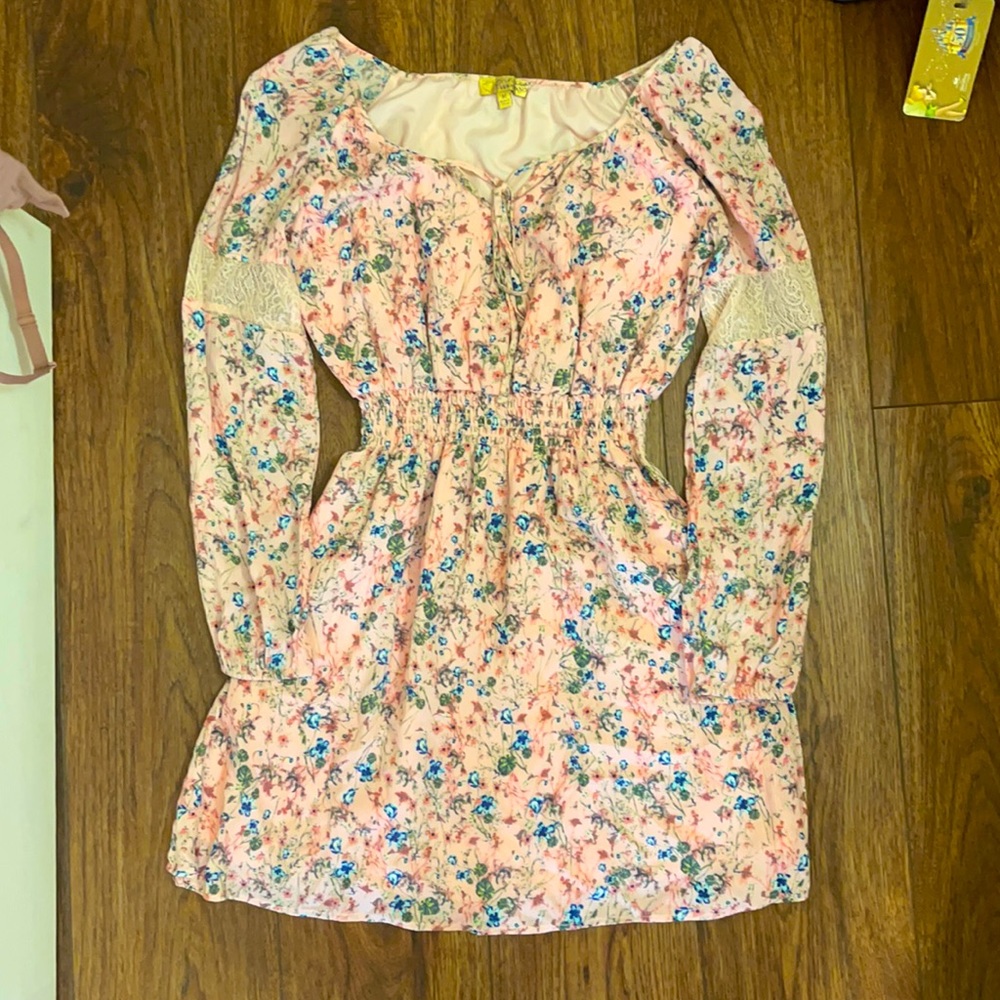 Floral Long Sleeve Dress